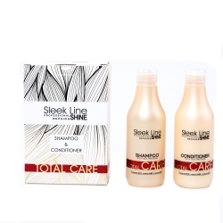 STAPIZ SLEEK LINE TOTAL CARE SHAMPOO & CONDITIONER